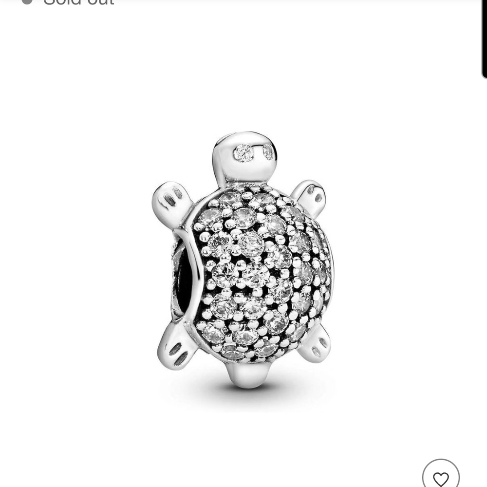 Pandora Silver Sea Turtle